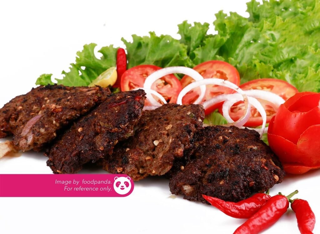 Beef Kebab ₱ 440 Ground beef mixture of herbs, spices persian style with hummus & yogurt sauce. Served with fresh pita bread