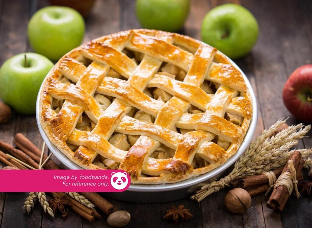Eve's Apple Crumble ₱ 219 New. Baked cinnamon cheesecake layered with caramelized walnuts, diced apples, topped with butter & walnut crumble